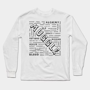 Muggle wizard Long Sleeve T-Shirt